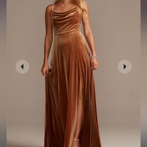 Bridesmaids dress! Size 12! Beautiful comfortable dress. Terra-cotta color.